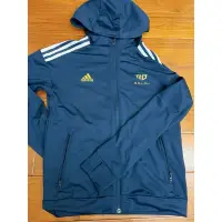 在飛比找蝦皮購物優惠-男童adidas連帽外套，近全新（滑面材質）140-150