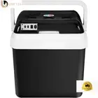 Cobuy Mini Fridge Electric Cooler & Warmer - 12V Car Refrigerator, 24L (Black)
