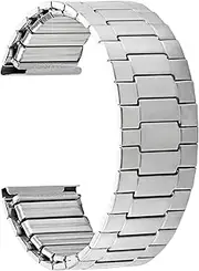 [GBAGVSYK] Stainless Steel Elastic Watch Band 22mm Men Women Universal Watch Band For Quartz Or Smart Watch Replacement Strap Watch Accessories