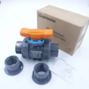 Hayward 1-1/2" PVC TBH Series Ball Valve SOC/THD Ends FPM Seals TBH1150ASTV0000