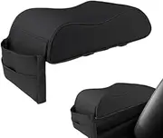 Center Console Cushion, Waterproof Armrest Cushion, Auto Armrest Protector, Black Car Cushions With Soft Armrest Protector And Tissue Box Cover, Ideal For Truck And Car Interiors