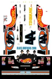 #44 Kyle Petty Blues Brothers Pontiac 2000 1/64th HO Scale Slot Car Decals