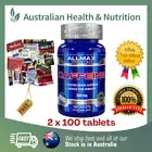 2 x ALLMAX CAFFEINE 200MG 100 TABLETS + FREE SAME DAY SHIPPING & SAMPLE