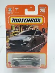 Matchbox 1:64 Tesla Model X Gray 90/100 Mattel Car