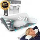 Cervical Memory Foam Pillow Orthopedic Contour for All Sleepers with Sleep Mask