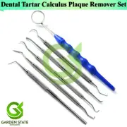 Dental Tartar Calculus Plaque Remover Kit Dentist Pick Explorer Probes Mirror