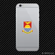 Kiribati Coat of Arms Cell Phone Sticker Mobile Kiribati flag KIR KI