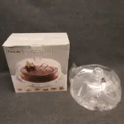 FineLife Products Multi-Function Acrylic Cake Stand 12" Dia Bowl Footed Chip Dip