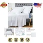 Silk-Soft Twin Bamboo Bedding Set - Breathable Sheets for All Seasons