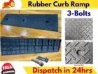 100cm Rubber Curb Ramp Threshold Kerb For Car Truck Wheelchair Driveway Access