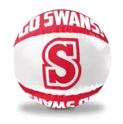 Sydney Swans Official AFL Inflatable Beach Ball Team Design & Logo Print 47.5cm