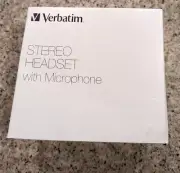 Verbatim 70721 Stereo Headset with Microphone - Stereo - Mini-phone (3.5mm)
