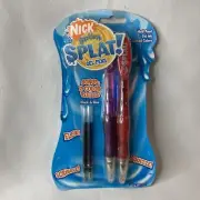 Rare Nick Splish Splat Gel Pens Pentech 2004 Jakks Pacific Nick Splat! Pen New