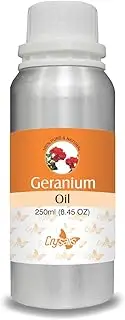 Crysalis Geranium (Geraniaceae) 100% Pure & Natural Undiluted Essential Oil,Steam Distilled Oil for Dry Skin, Scalp and Hair/Massage Oil, Fragrance Oil/DIY Oil (8.45 Fl Oz (Pack of 1))