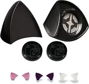 Helmet Flair MagNeatOhz Cat Ears for Helmet | Made in USA | Kitty Ear Helmet Accessory for Motorcycle Helmet, Bike Helmet, Ski Helmet | Magnetic & Interchangeable | Pair (Helmet Not Included)