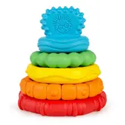 Baby Einstein - Stack & Teethe Multi-Textured Teether Toy
