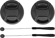 40.5mm Lens Cap Cover for Sony E PZ 16-50mm f/3.5-5.6 OSS on ZV-1F ZV-E10 ZV-E1 ZVE10 ZVE1 ZV1F A7C Camera(for Accessories),Hxdzieory [2 Pack]