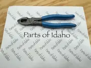 Snap on Tools USA NEW 7" PEARL BLUE Soft Grip Linemans Pliers 57AHLP