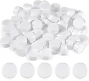 Skylety 100 Pieces Toy Rattle Box Repair Pet Toy Noise Maker Insert Rattle Inserts for Pet Toys Plastic Ring Box Repair Fix Pet Baby Toy Squeaker for Baby Pet Dog (11 x 22 mm)