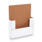 White Easy-Fold Mailers 14 1/8 x 8 5/8 x 2" ECT-32B 50/Case