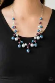 Paparazzi's "Soon to Be Mrs." Multicolored Necklace Set with Earrings