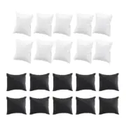 Set of 10 PU Leather Small Bracelets Pillows Watch Pillows Bangle Cushions