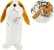 Special Nice Holder Stationery Case Dog Pencil Bag Adorable Pencil Bags for Women Men Boys and Girls Plush Dog Design 20cm Ear Dog Stationery Storage Bag
