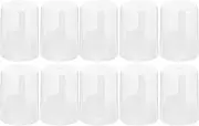 Homoyoyo 10pcs Aerosol Can Nozzle for Even Spray Coverage Precision Spray Head for Mousse Shaving Foam Face Mask Paint Applications Effortless Attachment Design