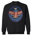 Harley-Davidson Men's Rebel #1 RWB Logo Pullover Fleece Sweatshirt, Black