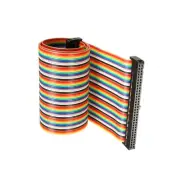 2Pack 64 Pins Flat IDC Ribbon Cable 48cm 2.54mm Pitch Jumper Wires Type-C