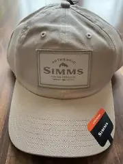 Simms Fly Fishing Single Haul Hat Cap - Tan - NEW with Tags!