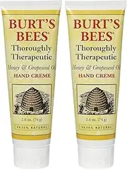 Burt's Bees Thoroughly Therapeutic Honey & Grapeseed Oil Hand Creme - 2.6 oz - 2 pk
