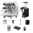 Rocket Giotto R Coffee Machine and Faustino 3.1 Black Grinder Package