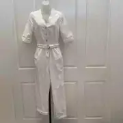 NEW wTag-ALLSAINTS Chalk White Lora Jumpsuit 2