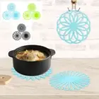 3Pcs Silicone Trivet Mat 7.9inch Anti-Slip Hot Pot Holder Heat-Resistant s┆