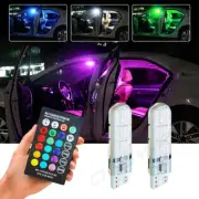 RGB T10 W5W LED Wedge Bulb Car Dome Interior Map Lights Lamps For TOYOTA SUZUKI
