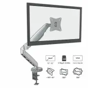 gku™ PRO-Riser Monitor Arm Stand Full Motion Gas Spring Arm With USB Option