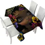 The Language of Flowers Pansies Girl Tablecloth