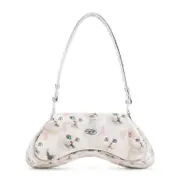 [Diesel] Diesel-White Play Polyurethane Handbag-Donna OS OS