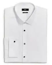Boss Jasper Pique Slim Fit Tuxedo Shirt