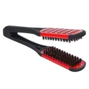 Double Sided Beard Straightening Clamp BrushBeard Hair Splint Brush Styling