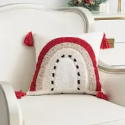 45*45cm Christmas Holiday Decorative Throw Cushion Cover Pillow Cover Pillow Case for Sofa Couch Bed Chair Living Room Bedroom