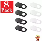 8PCS WebCam Cover Slide Camera Privacy Security Protect Sticker For Phone Laptop