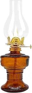 Hurricane Vintage Oil Lamp for Indoor Use Retro Glass Kerosene Oil Lamp Lantern with Wick Large Antique Paraffin Lamp Hurricane Lantern Home Emergency Lighting Oil Lantern