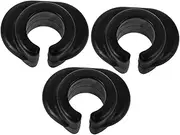 3pcs Hook Rod Hooks Clothes Racks Coat Hangers Paddle Board Accessories Clothing Dividers for Closet Sizing Rings for Clothing Racks Closet Dividers Black Polyurethane Generic