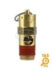 165 PSI 1/4" Male NPT Air Compressor Pop Off Pressure Relief Safety Valve S