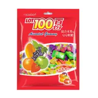 在飛比找蝦皮商城優惠-Cocoaland 一百份綜合水果味QQ軟糖 200g【家樂