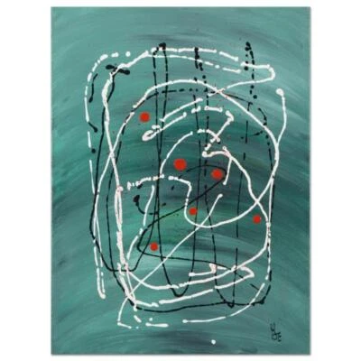 Marlowe "Confucius Say" Original Painting on Canvas Hand Signed with COA.