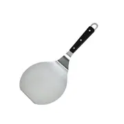 2pcs Stainless Steel Angled Pizza Spatula Comfortable Grip Handle Hanging Hole Anti-oxidation High Durability Kitchen Baking Tools