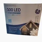 GE Micro Icicle LED Lights Cool White Indoor Outdoor100 Energy Saving 10 Ft